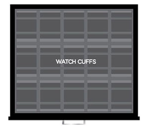 WOLF Watch Safe Atlas 4 Piece Titanium