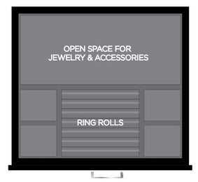 WOLF Watch Safe Atlas 8 Piece Onyx