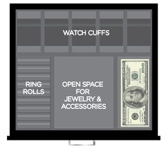 WOLF Watch Safe Atlas 8 Piece Onyx