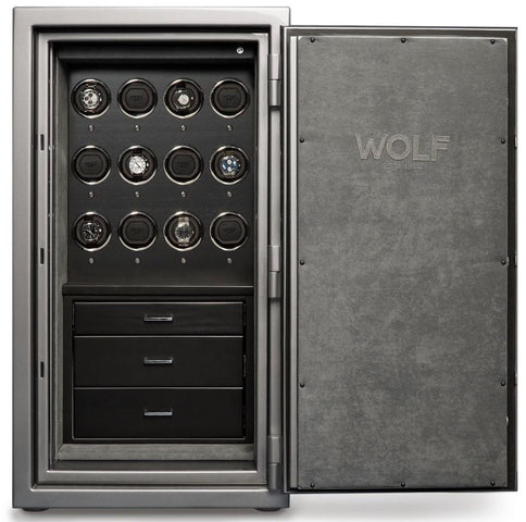 WOLF Watch Safe Atlas 12 Piece Titanium