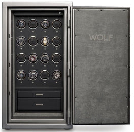WOLF Watch Safe Atlas 16 Piece Titanium 491665]
