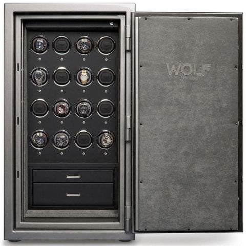 WOLF Watch Safe Atlas 16 Piece Titanium 491665]