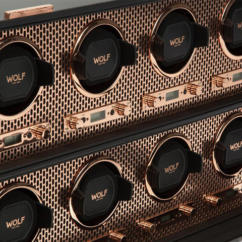 WOLF Watch Winder Axis 8 Piece Copper