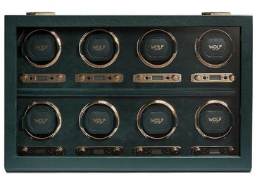 WOLF Watch Winder British Racing Green 8 Piece 792541