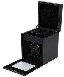 WOLF Watch Winder British Racing Black Single Storage 792102