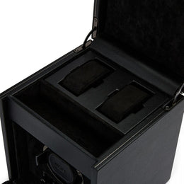 WOLF Watch Winder British Racing Black Single Storage