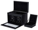 WOLF Watch Winder British Racing Black Double Storage