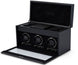 WOLF Watch Winder British Racing Black Triple Storage 792302