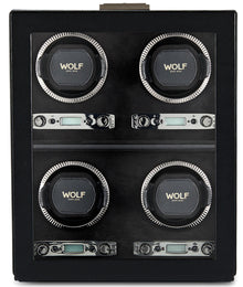 WOLF Watch Winder British Racing Black 4pc
