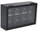 WOLF Watch Winder British Racing Black 8pc