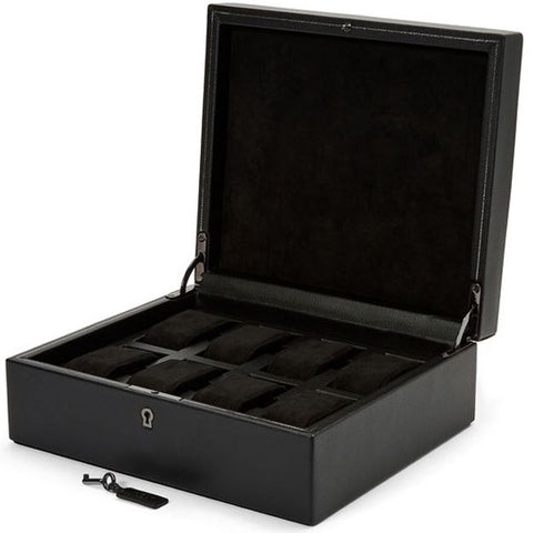 WOLF Watch Box British Racing Black 8pc 792602