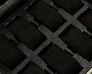 WOLF Watch Box British Racing Black 8pc