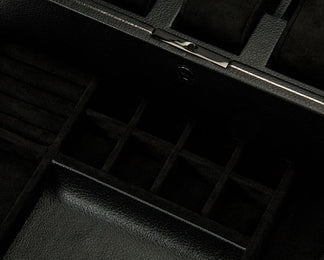 WOLF Watch Box British Racing Black 10pc Storage