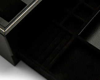 WOLF Watch Box British Racing Black 10pc Storage