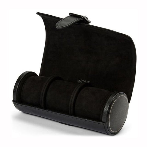 WOLF Watch Roll British Racing Black Triple 792902