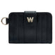 Wolf Mimi Collection Leather Black Credit Card Holder with Wristlet