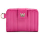 WOLF Mimi Collection Leather Pink Credit Card Holder with Wristlet