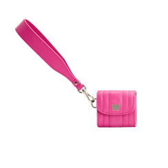 Wolf Mimi Collection Leather Pink Earpods Case with Wristlet, 768190Wolf Mimi Collection Leather Pink Earpods Case with Wristlet, 768190