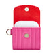 Wolf Mimi Collection Leather Pink Earpods Case with Wristlet