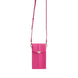 Wolf Mimi Collection Leather Pink Phone Case with Wristlet and Lanyard, 768590