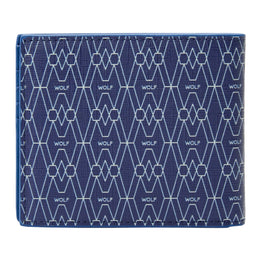 Wolf Signature Vegan Collection Blue Billfold Wallet