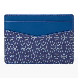 Wolf Signature Vegan Collection Blue Cardholder