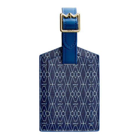 Wolf Signature Vegan Collection Blue Luggage Tag, 776724