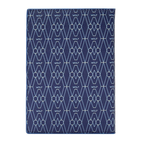Wolf Signature Vegan Collection Blue Passport Sleeve