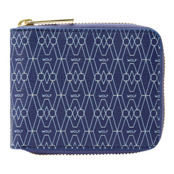 Wolf Signature Vegan Collection Blue Range Zip Around Wallet, 776424
