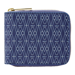 Wolf Signature Vegan Collection Blue Range Zip Around Wallet, 776424