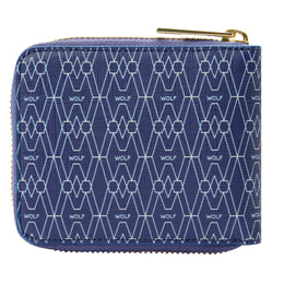 Wolf Signature Vegan Collection Blue Range Zip Around Wallet