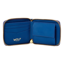 Wolf Signature Vegan Collection Blue Range Zip Around Wallet
