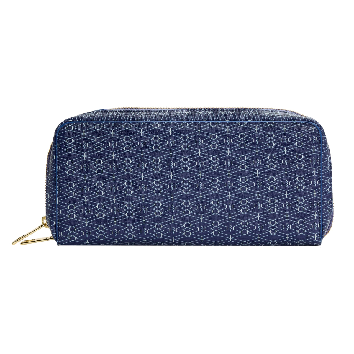 WOLF Signature Vegan Collection Blue Travel Case