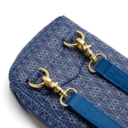 WOLF Signature Vegan Collection Blue Travel Case