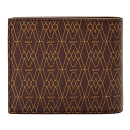 Wolf Signature Vegan Collection Brown Billfold Wallet