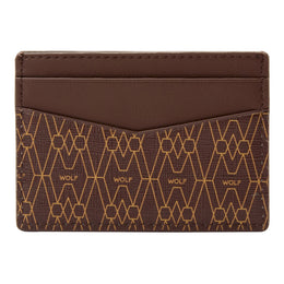 Wolf Signature Vegan Collection Brown Cardholder
