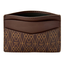 Wolf Signature Vegan Collection Brown Cardholder