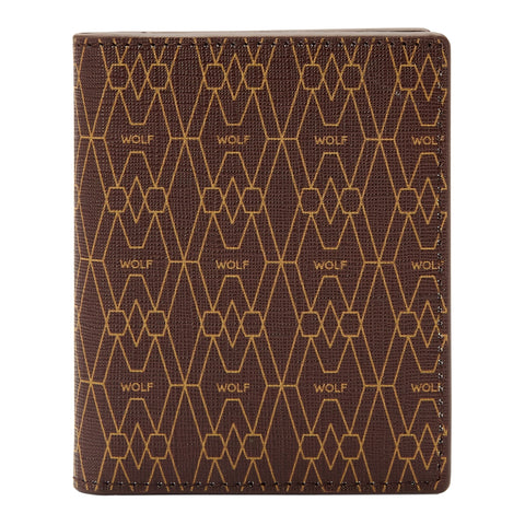 Wolf Signature Vegan Collection Brown ID Card Case, 776333