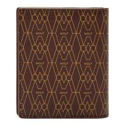 Wolf Signature Vegan Collection Brown ID Card Case
