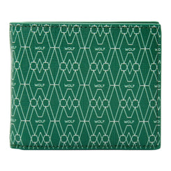 Wolf Signature Vegan Collection Green Billfold Coin Wallet, 776130