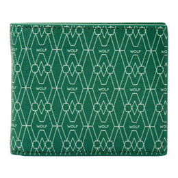 Wolf Signature Vegan Collection Green Billfold Coin Wallet, 776130