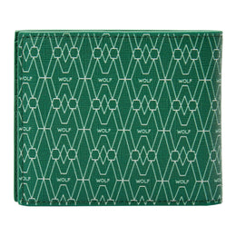 Wolf Signature Vegan Collection Green Billfold Wallet