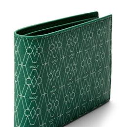 Wolf Signature Vegan Collection Green Billfold Wallet