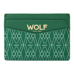 Wolf Signature Vegan Collection Green Cardholder, 776230