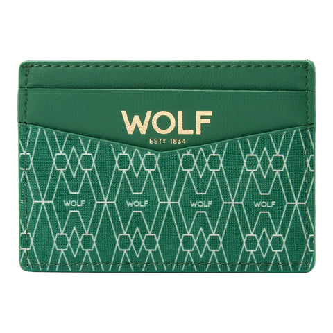 Wolf Signature Vegan Collection Green Cardholder, 776230