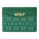 Wolf Signature Vegan Collection Green Cardholder, 776230