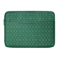 Wolf Signature Vegan Collection Green Laptop Zip Case, 777330