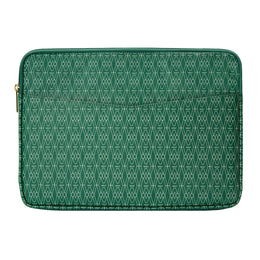 Wolf Signature Vegan Collection Green Laptop Zip Case, 777330