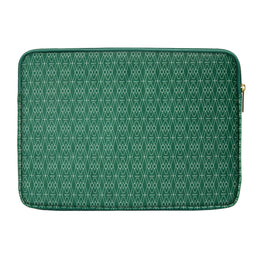 Wolf Signature Vegan Collection Green Laptop Zip Case