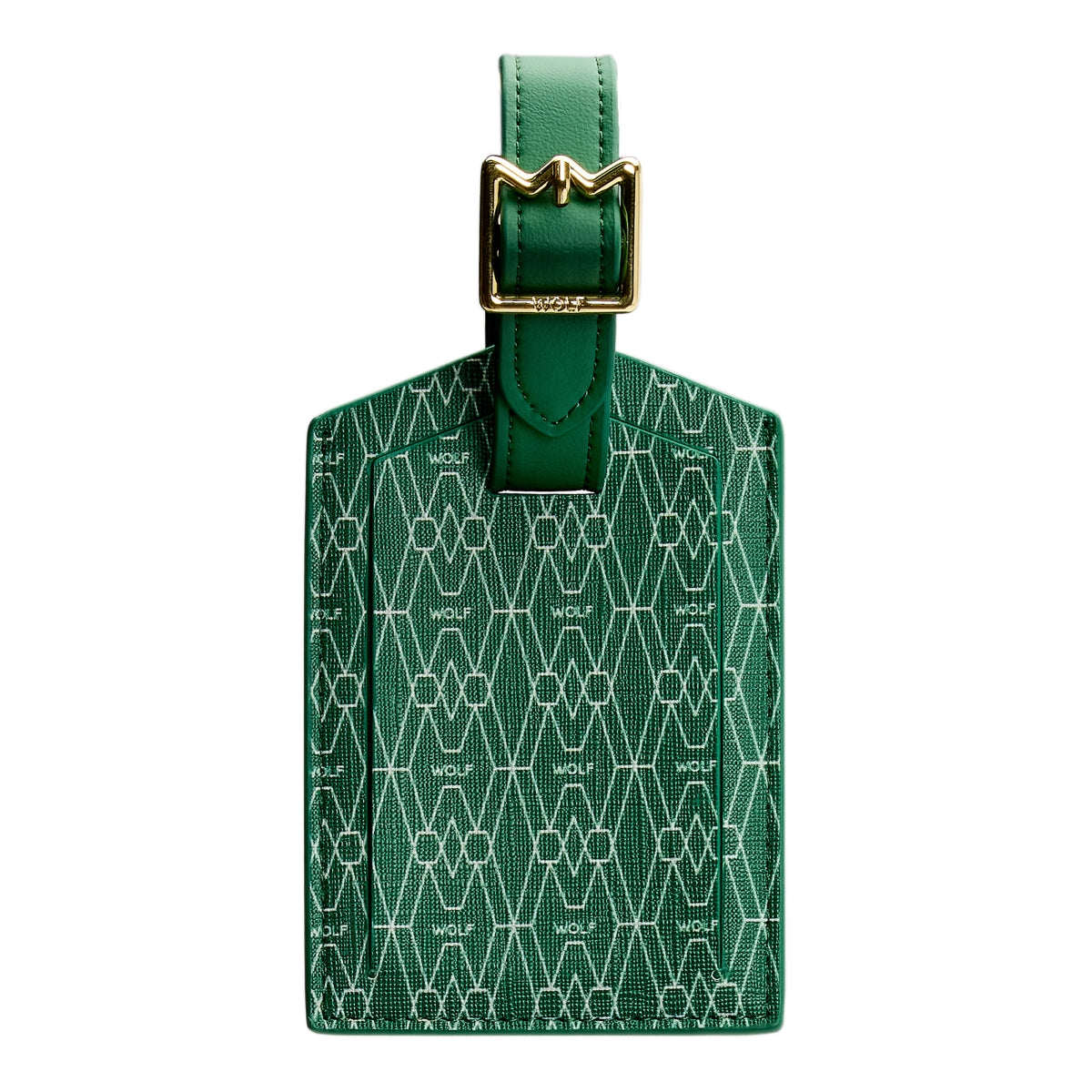 Wolf Signature Vegan Collection Green Luggage Tag